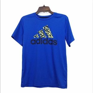 adidas short sleeve stretchy athletic shirt